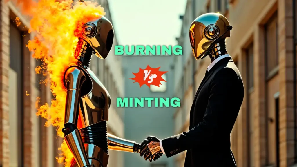 token burning vs minting