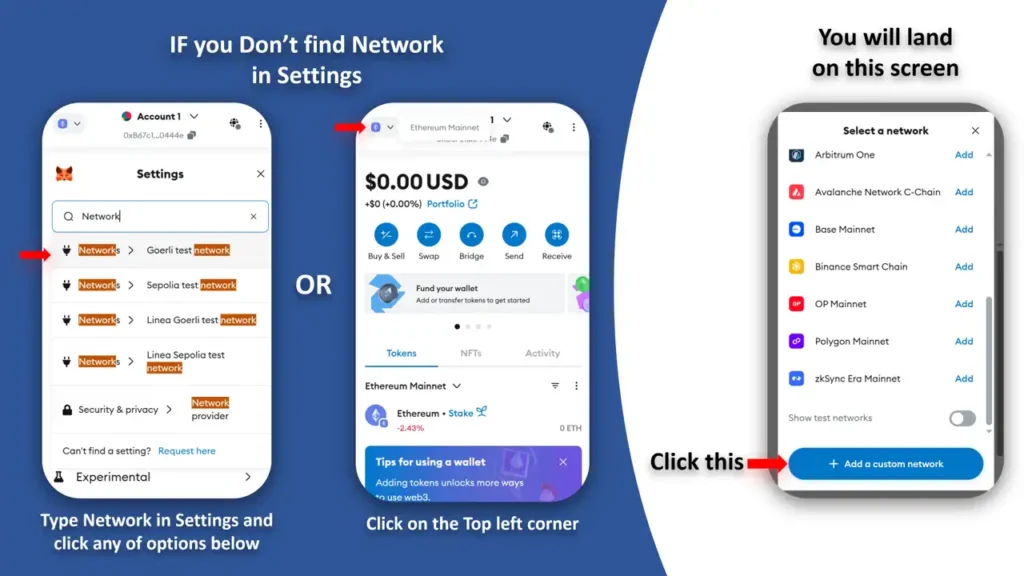 add blast network to metamask