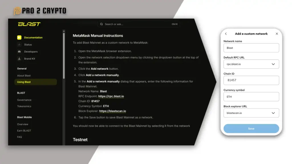 add blast to metamask