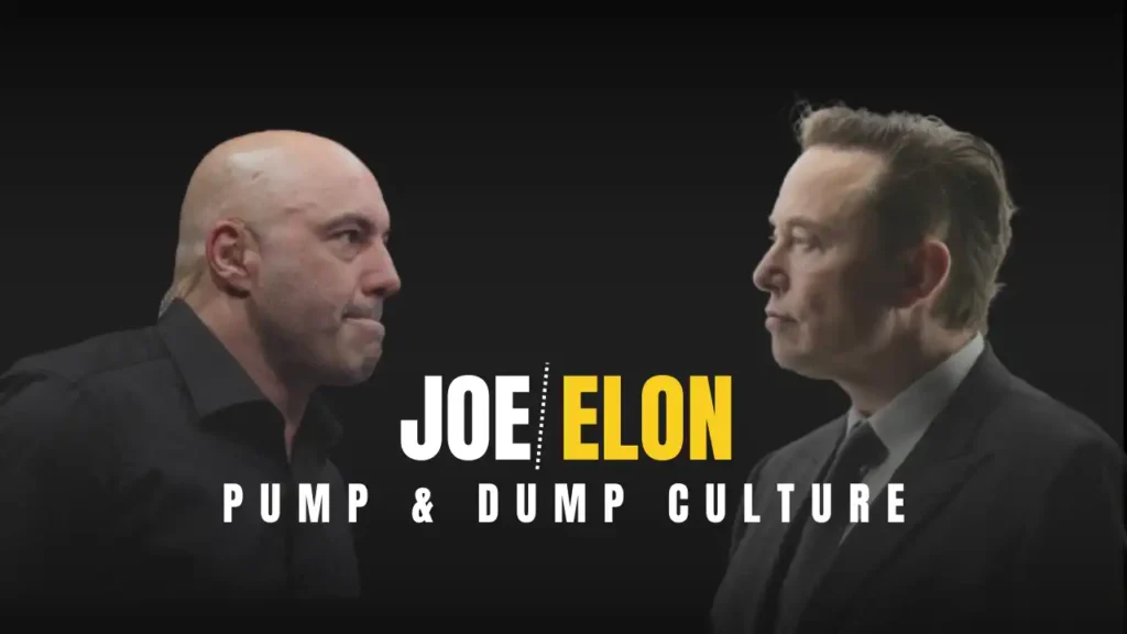 joe rogan Elon Musk pump and dump