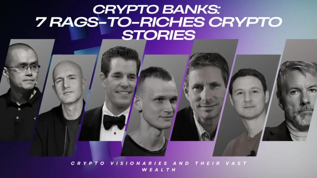 Crypto Bank Titans: Exploring Top Crypto Millionaires conquering the Crypto world