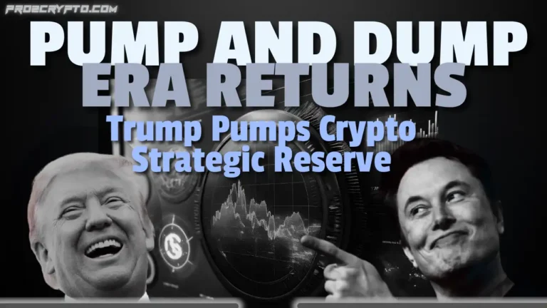 Trump Pumps Crypto Strategic Reserve