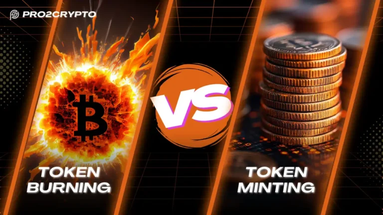 Token burning vs token minting tokenomics